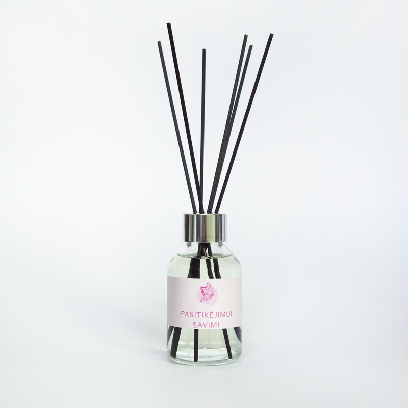Home fragrance with sticks Black Edition Pink pepper & guaiac wood