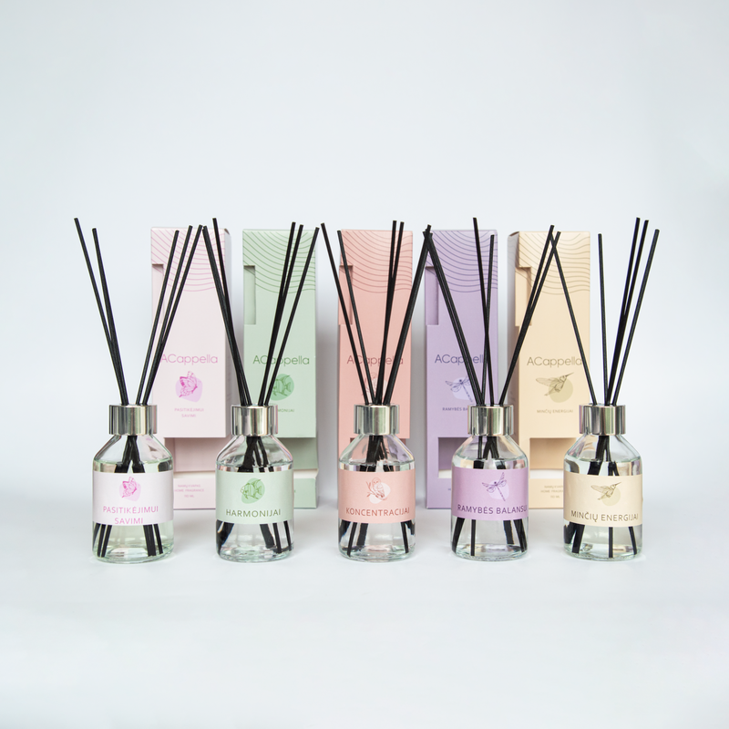 Home fragrance with sticks Black Edition Pink pepper & guaiac wood