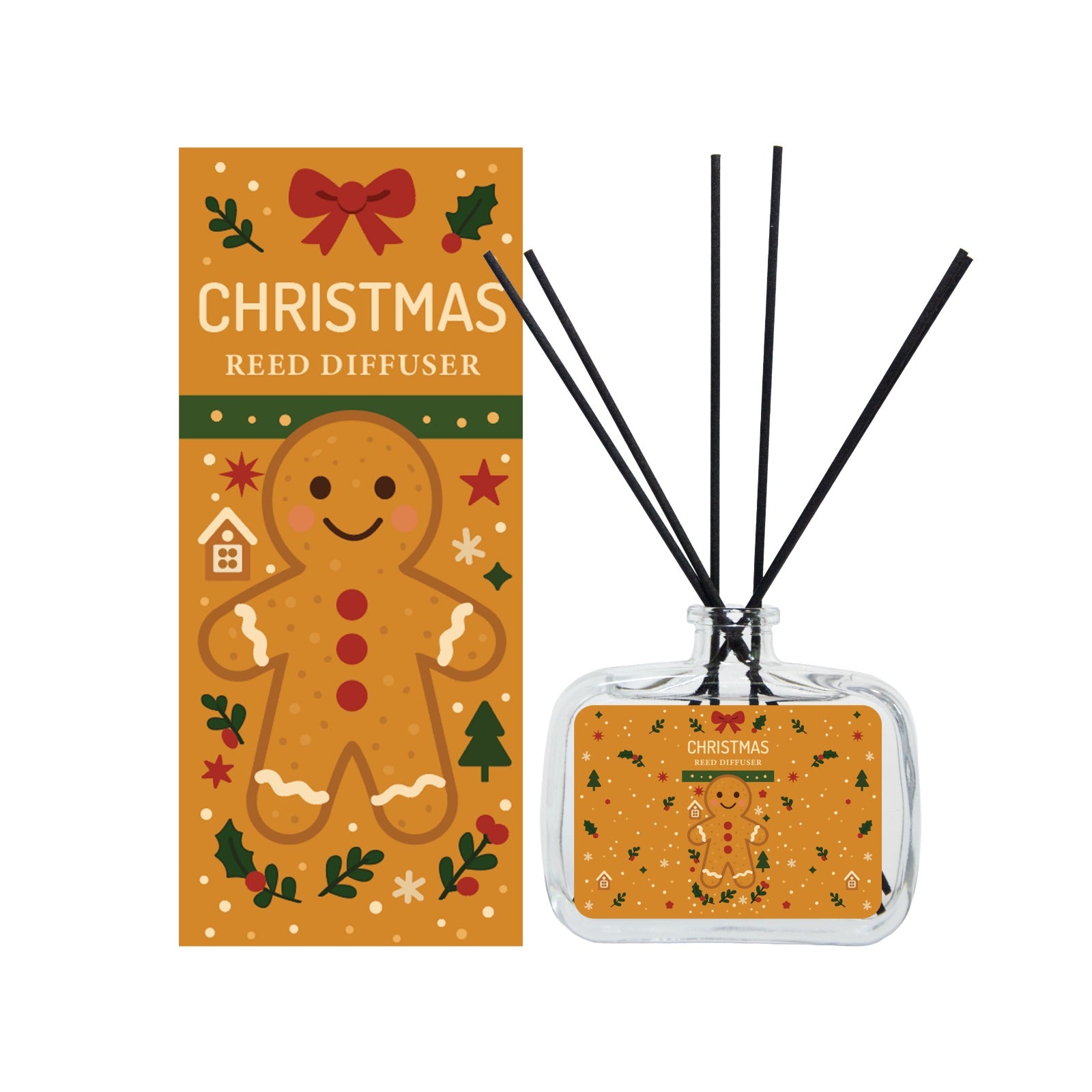 その他 Golden Christmas selfish volume 03.5 Namų kvapas su lazdelėmis CHRISTMAS (meduolis) – AROMIKA