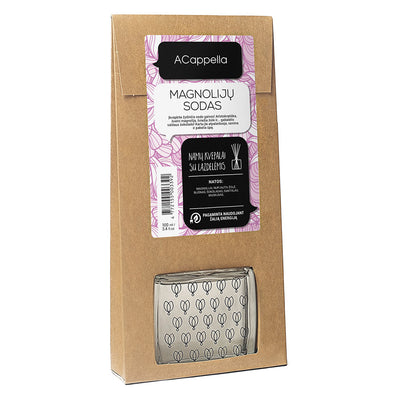 NAMŲ KVAPAS „MAGNOLIJŲ SODAS“ SU LAZDELĖMIS 100 ML