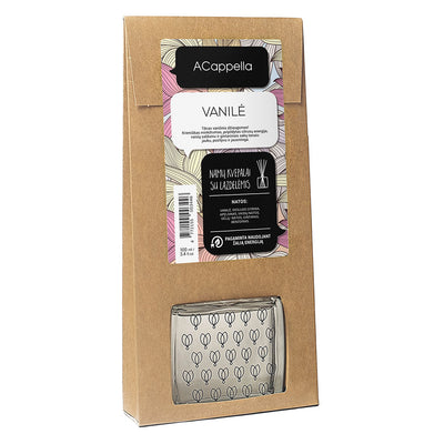 NAMŲ KVAPAS „VANILĖ“ SU LAZDELĖMIS 100 ML