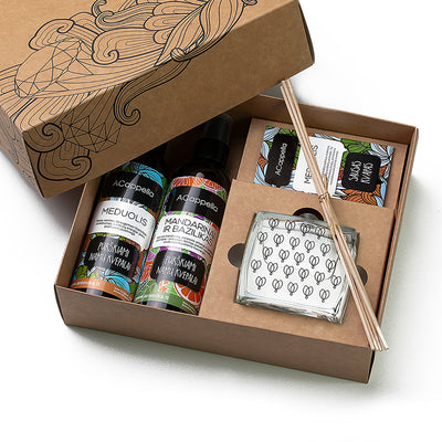 NAMŲ KVAPŲ RINKINYS „ŠILČIAUSI KVEPIANTYS LINKĖJIMAI“