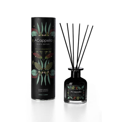NAMŲ KVAPAS ACAPPELLA BLACK EDITION „PALO SANTO & SANDALWOOD“ 100 ml