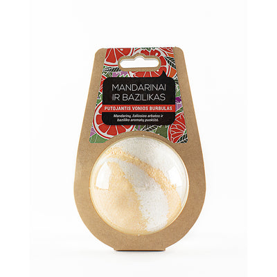 PUTOJANTIS VONIOS BURBULAS „MANDARINAI IR BAZILIKAS“