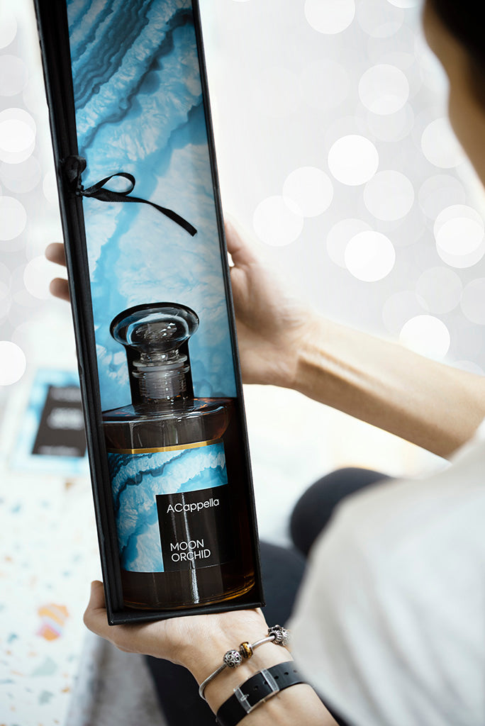 Namų kvapas su lazdelėmis Design Moon orchid 600 ml