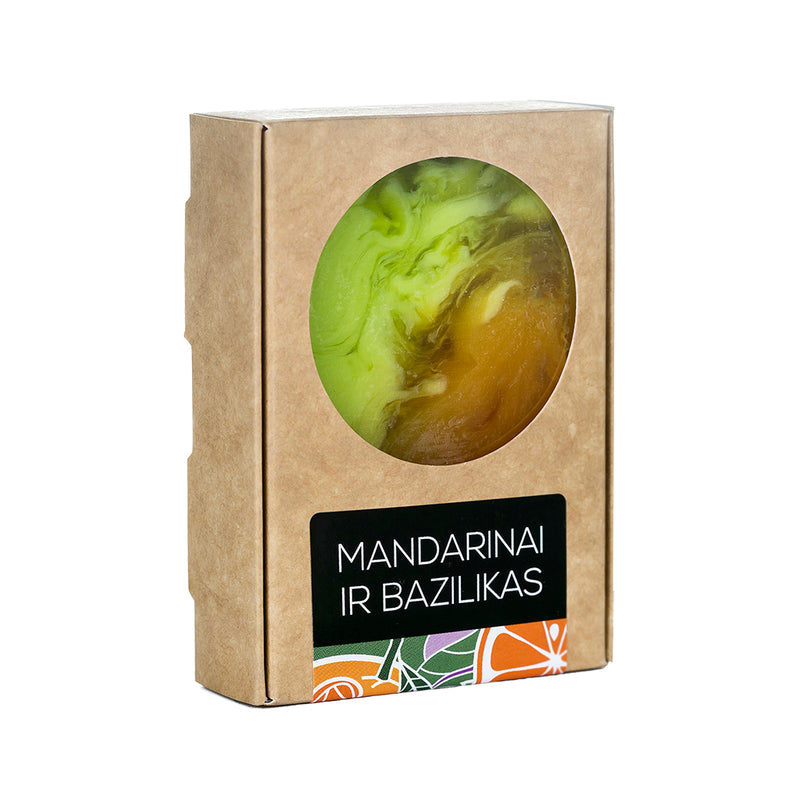 KVAPUSIS MUILAS „MANDARINAI IR BAZILIKAS“ 100 G