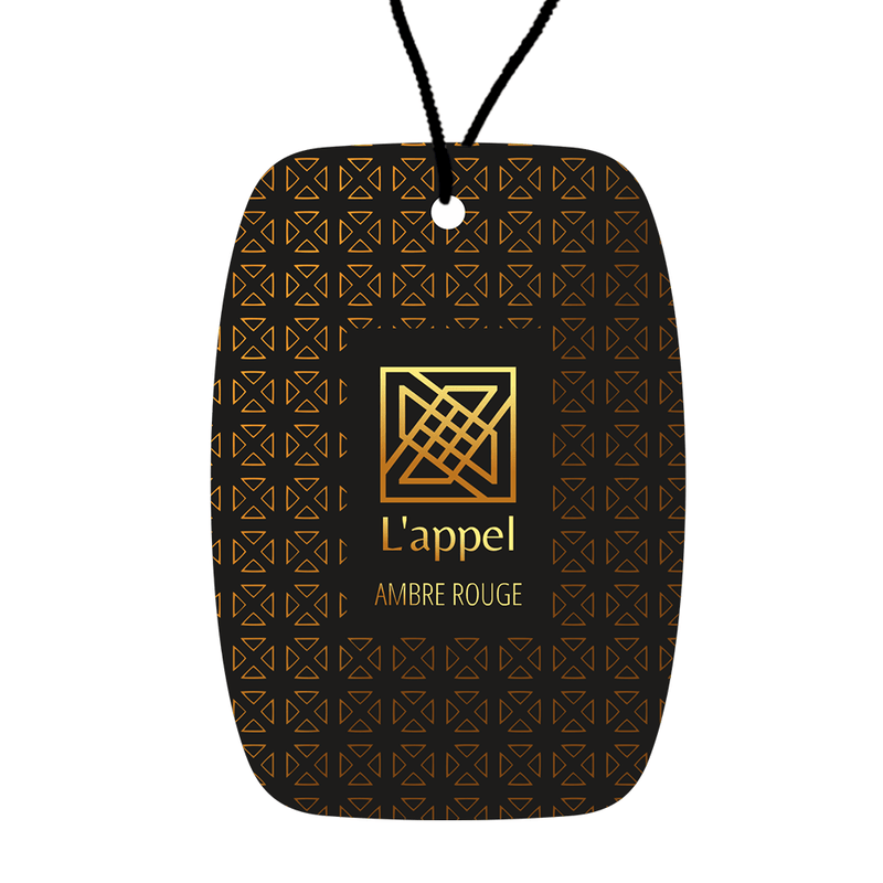 Acappella Black Edition "Cashmere Comforts" scented cardboard pendant