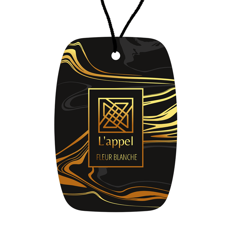Acappella Black Edition "Cashmere Comforts" scented cardboard pendant