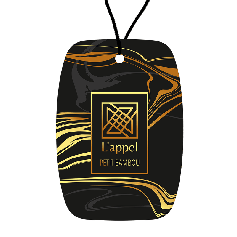 Acappella Black Edition "Cashmere Comforts" scented cardboard pendant