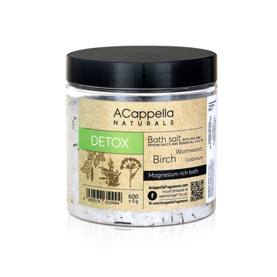 ACappella NATURALS detoksikuojanti vonios druska 600 g