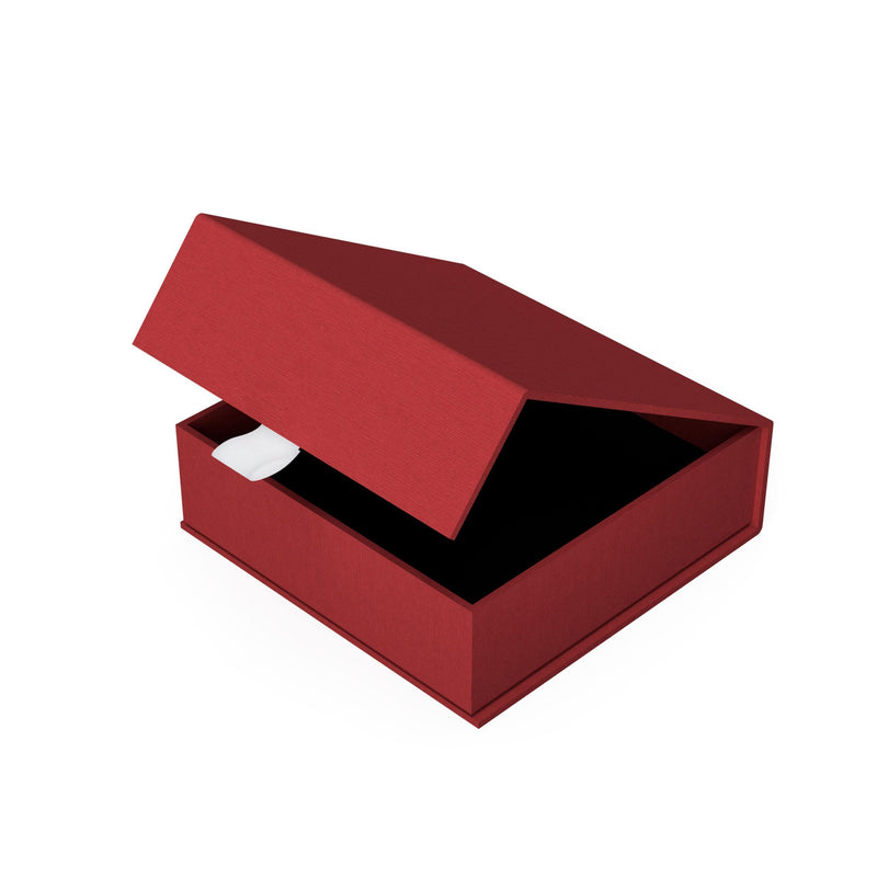 Raudona dėžutė su magnetuku S dydis