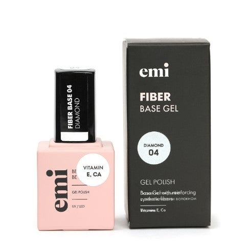 E.MiLac Fiber Base Gel Diamond №4, 15 мл