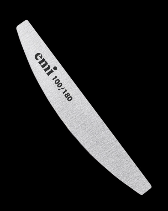 Пилка для ногтей EMI Zebra Oval 100/180