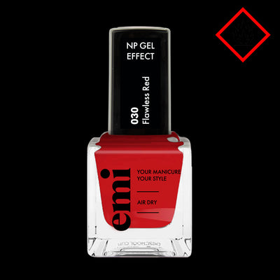 Nagų lakas Flawless Red Nr. 030, 9 ml.