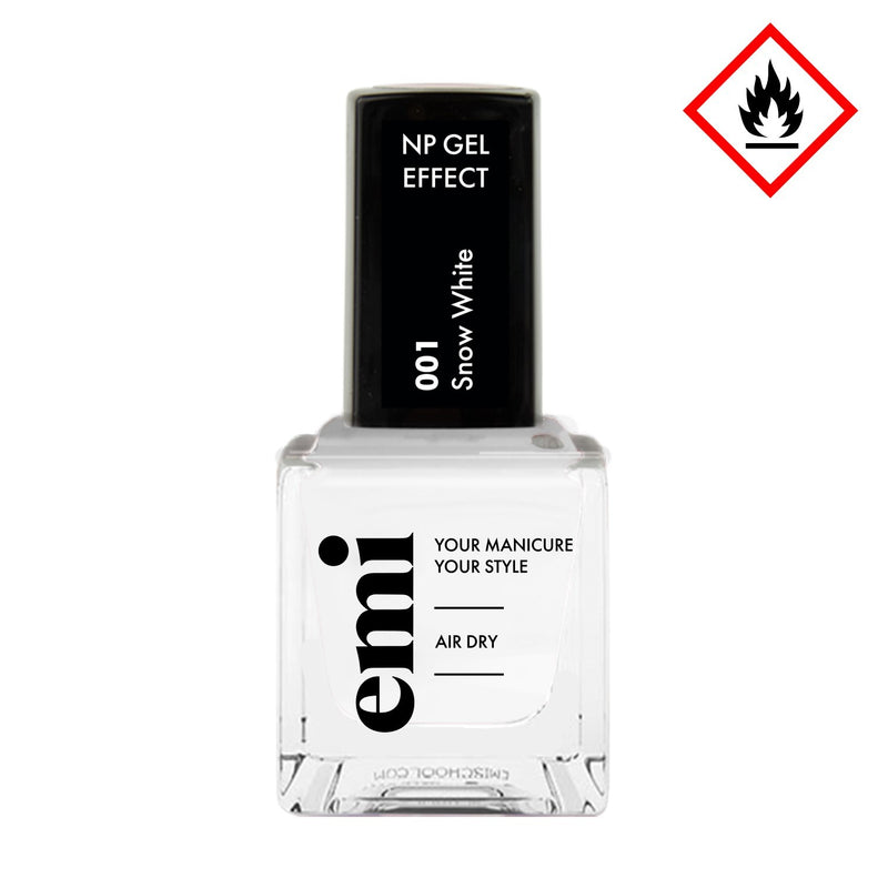 Nagų lakas Snow White Nr. 001, 9 ml.