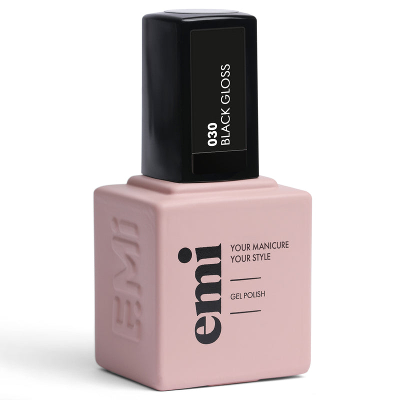 E.MiLac Black Gloss Nr. 030, 9 ml.