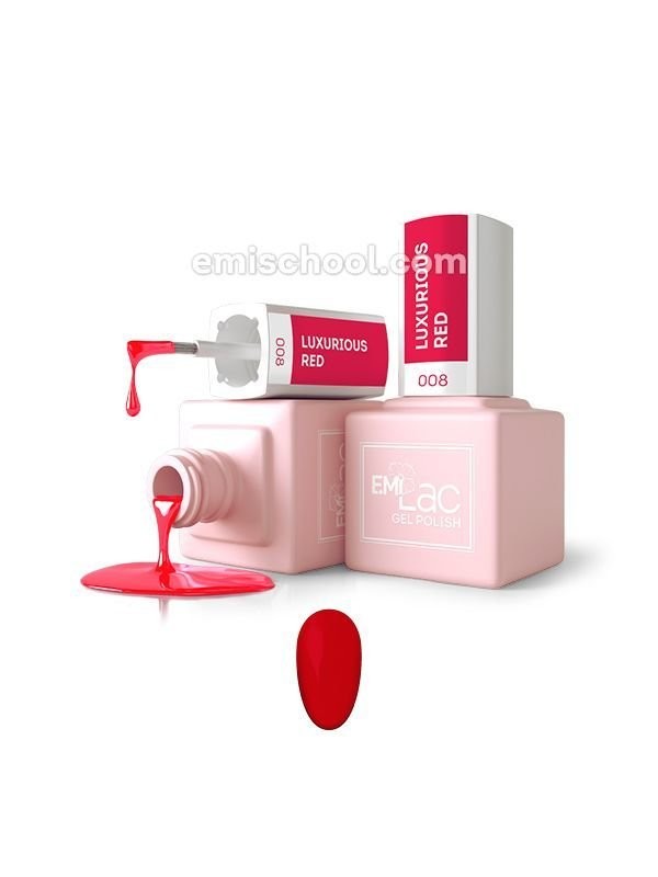 E.MiLac Luxurious Red Nr. 008, 9 ml.