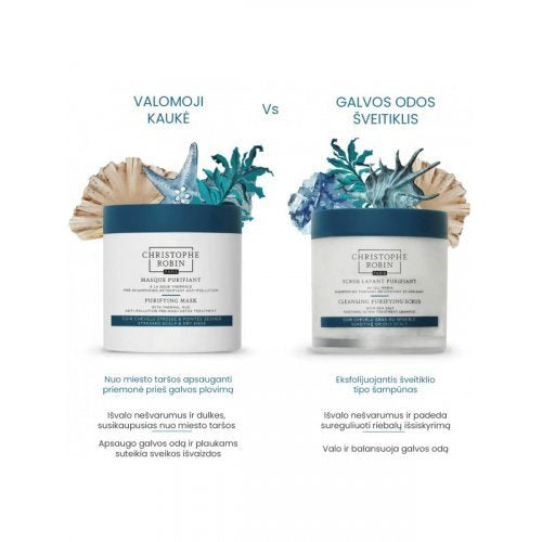 Purifying Mask Valomoji plaukų kaukė su terminiu moliu