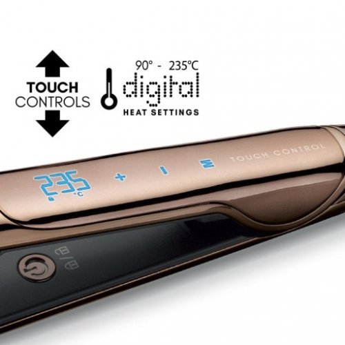 Ultra Fast Gold Titanium Styler Tiesintuvas su titano plokštėmis