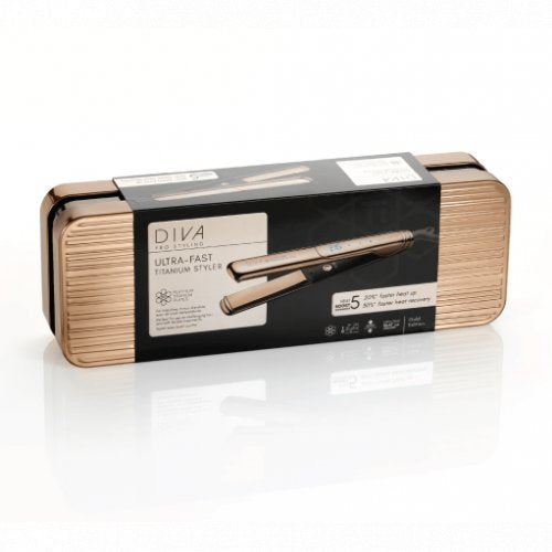 Ultra Fast Gold Titanium Styler Tiesintuvas su titano plokštėmis