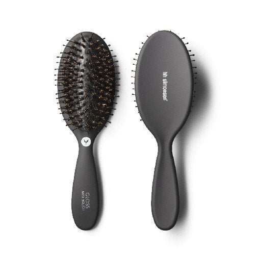 Gloss Brush MIDI Plaukų šepetys su šerno šereliais
