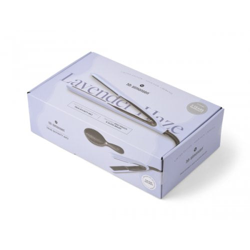 True Divinity MK2 Lavender Haze Set Plaukų tiesintuvo ir Gloss Brush šepečio rinkinys