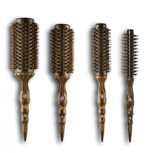 Turn Brush Drying Brush Plaukų šepetys su šerno šereliais