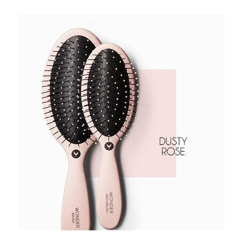 Wonder Brush Dusty Rose Rožinis plaukų šepetys
