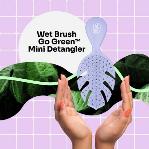 Go Green Mini Detangler plaukų šepetys