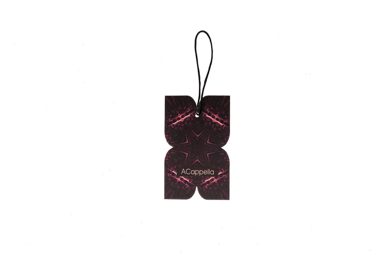 Scented cardboard shaped pendant "Black Orchid"