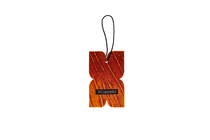 Scented cardboard shaped pendant "Mandarin and Basil"