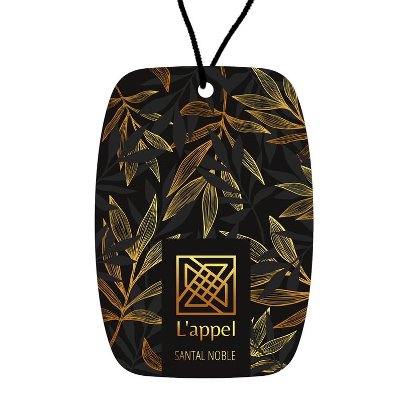 Acappella Black Edition "Cashmere Comforts" scented cardboard pendant