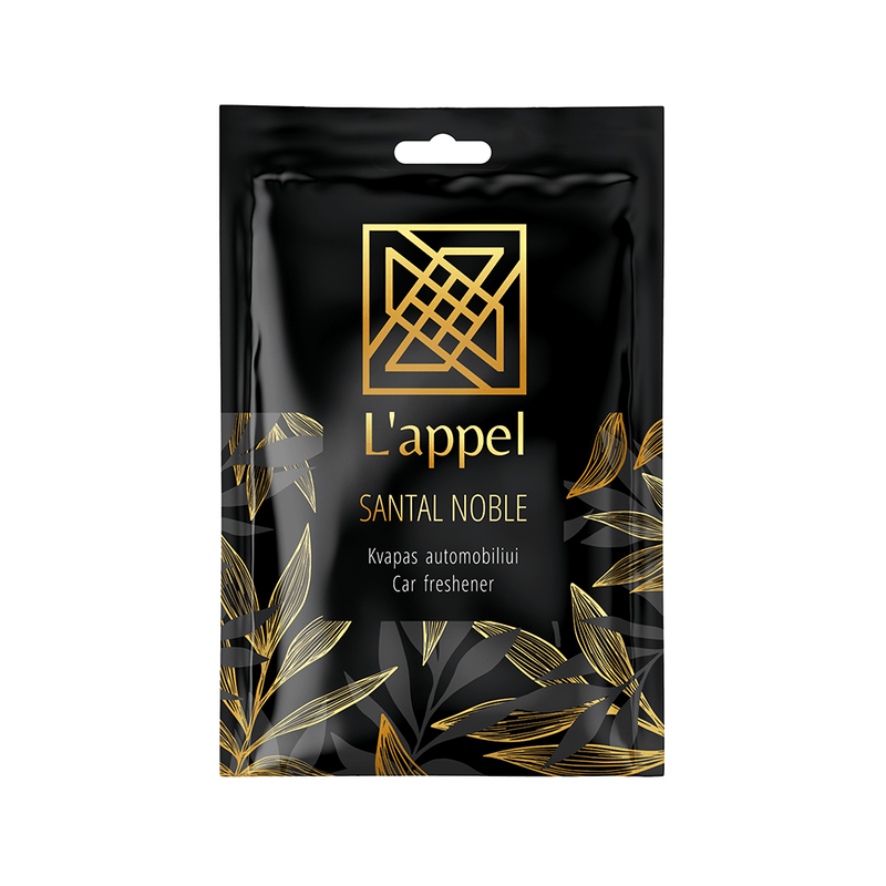Acappella Black Edition "Cashmere Comforts" scented cardboard pendant