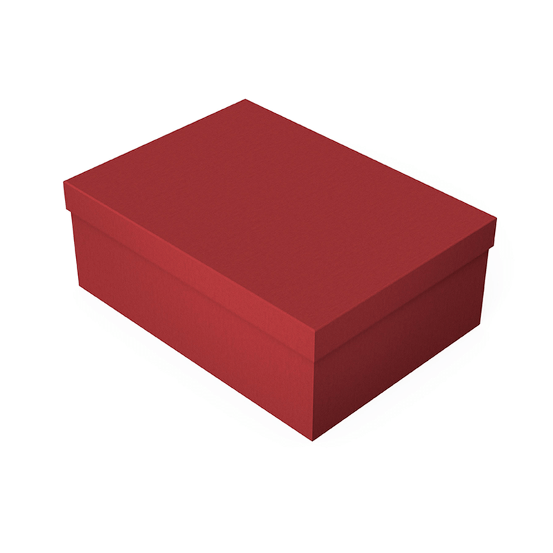 Raudona dėžutė su dangteliu XXL dydis