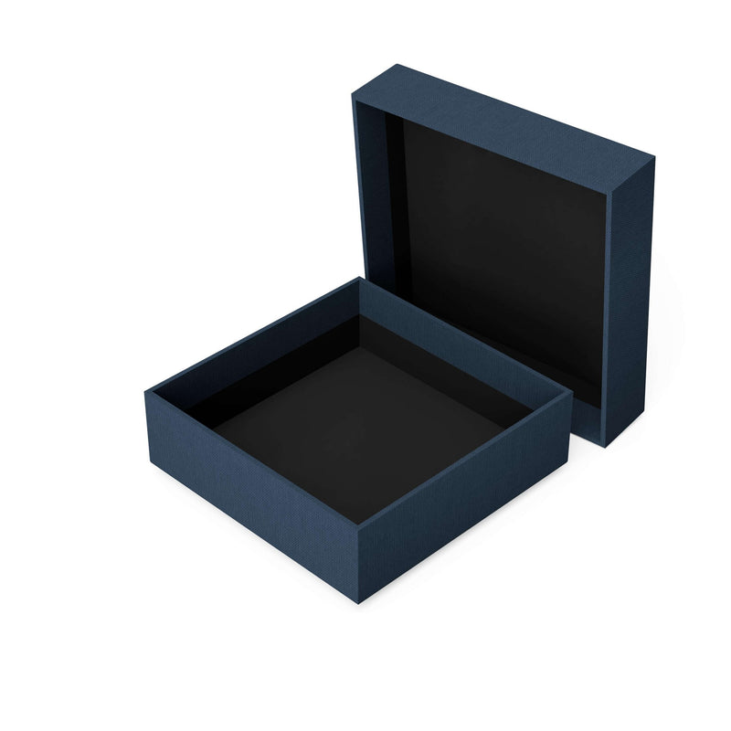 Mėlyna dėžutė su dangteliu S dydis