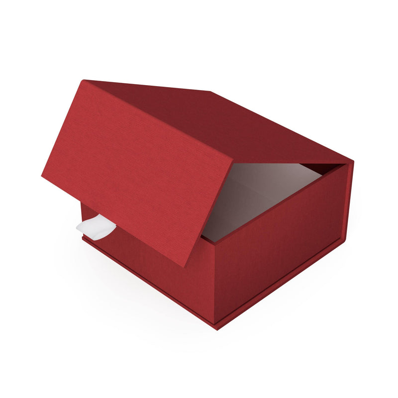 Raudona dėžutė su magnetuku M dydis